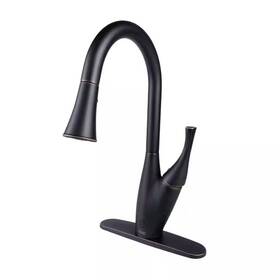 Flow 744759456663 X Series Single-handle Pull-down Sprayer Kitchen Faucet In Oil-rubbed Bronze