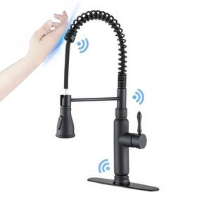 Frimfths08mb Forclover Kitchen Faucets 9.05 Inch Single-handle Touch Deck Mount Brass Matte Black