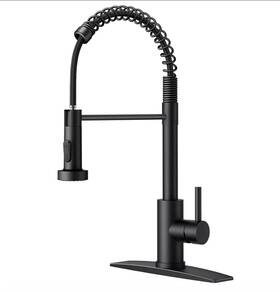 Forious 778716373182 Kitchen Faucet With Pull Down Sprayer Commercial Spring Sink