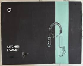 Ff0024b Forious Matte Gun Black High Arch Gooseneck Pull Down Sprayer Faucet For Sinks