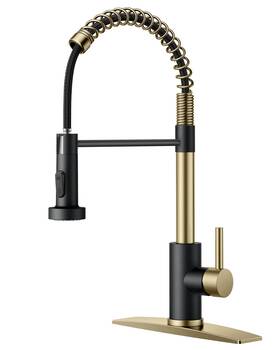 Ff0024bg Forious Kitchen Faucet With Pull Down Sprayer Stainless Steel Commercial Single Hand