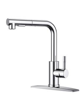 Ff0025ch Forious Kitchen Faucets With Pull Down Sprayer Chrome Stainless Steel Single Handle Cla