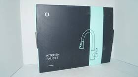 Forious Ff0033b-sd Black Pull Down Kitchen Faucet With Soap Dispenser -new In Box