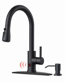 Ff0033b-sgy Forious Touchless Kitchen Faucet Hands Free Smart Motion Sensor Contemporary