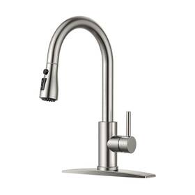Hh003c Forious Single-handle Kitchen Faucet With Pull Down Sprayer High-arc Sink