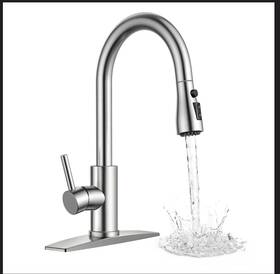 Ww003c Forious Pull Down Single Handle Kitchen Faucet With Accessories