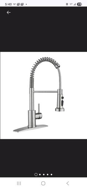 Ww51000bn Forious Pull Down Kitchen Faucet