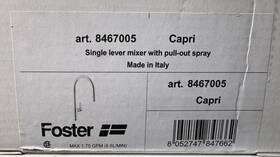 8467005 Foster Capri Faucet Ss Polished Chrome Single-lever Mixer Pull-out Spray