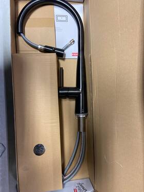 Franke 039487171460 Stl-pd-ibk 1.75 Gpm Black Pull Down Kitchen Faucet