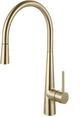 Ff3491chg-d Franke Steel Pull-down Kitchen Sink Faucet In Champagne Gold New