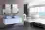 Fs069w Fanoria 60 Double Sinks White Bathroom Cabinet Vanity Frosted Glass Top Solid Wood S069