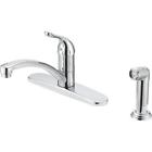 Fs6a0087cp Globe Union Chr Ktchn Faucet With Spry 009326428017