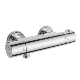 Fugo Fugo-showerfaucet-099 Rv Shower Faucet Thermostatic 4inch Valve Solid Brass Chrome Fixture