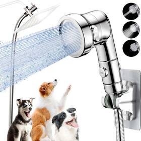 Ganciu 744173035321 Dog Shower Attachment For Convenient Bath 3-mode High Pressure Handheld