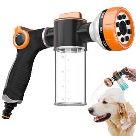 Ganciu 744173035420 Upgraded Dog Shower Attachment Washing Hose 8-in-1 Mode