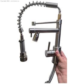 Geobella 737655450026 Kitchen Faucet With Pull Down Sprayer Commercial Industrial Modern Single Handl