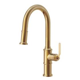 Gerber 719934412796 Kinzie 1-handle Pull Down Sprayer Kitchen Faucet With 1.75 Gpm In Brushed Bronze