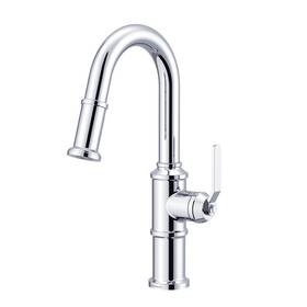 D150537 Gerber Kinzie 1.75 Gpm 1 Hole Pull Down Bar Faucet - Chrome