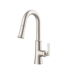 D150579ss Gerber D150579 Northerly 1.75 Gpm 1 Hole Pull Down Kitchen Faucet - Stainless