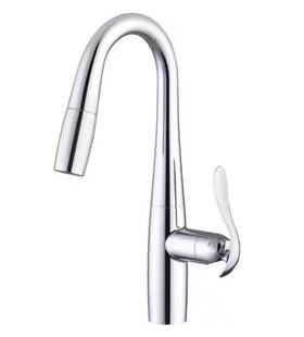 D150612 Gerber Selene 1-handle Pull-down Deck-mount Prep Faucet Chrome