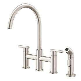 D424458ss Gerber D424458 Parma 1.75 Gpm Deck Mounted Bridge Faucet - Stainless Steel