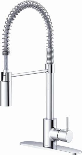 D451288 Gerber Foodie 1.75 Gpm 1 Hole Pre-rinse Kitchen Faucet - Chrome