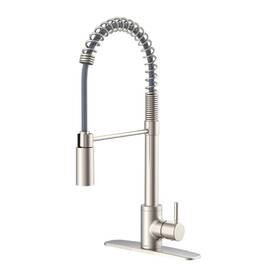 D451388ss Gerber D451388 New The Foodie Single Handle Pre-rinse Pull-down Kitchen Faucet