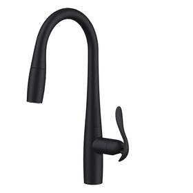 D454012bs Gerber D454012 Selene 1.75 Gpm 1 Hole Pull Down Kitchen Faucet - Black