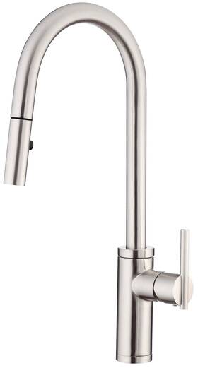 D454058ss Gerber Plumbing Parma Cafe Pull Down Kitchen Faucet