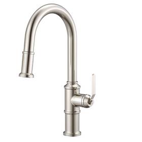 D454437ss Gerber D454437 Kinzie 1.75 Gpm 1 Hole Pull Down Kitchen Faucet - Stainless Steel