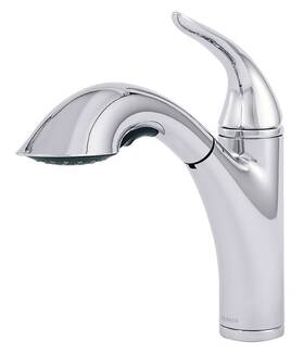 D455221 Gerber Antioch 1.75 Gpm 1 Hole Pull Out Kitchen Faucet - Chrome