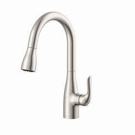 G0040164ss Gerber G0040164 Viper 1.75 Gpm 1 Hole Pull Down Kitchen Faucet - Stainless