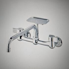 G0042690 Gerber Retro-look Kitchen Wall Mount Faucet - Chrome