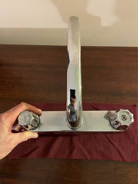 G0742416 Gerber Classic Kitchen 2 Handle Faucet Solid Brass Chrome Plated Finish Pb-free
