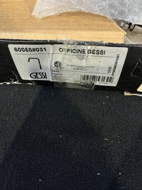 Gessi 60058 Officine Pull Down Kitchen Faucet #031 Chrome