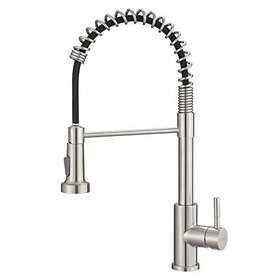 Gimili 665268641466 Kitchen Faucet With Pull Down Sprayer High Arc Single Handle Spring Ki