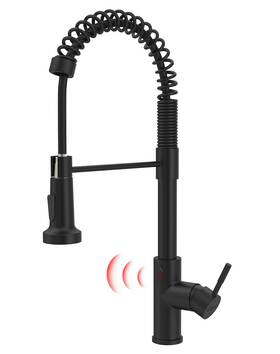 Gimili 665268641961 Matte Black Touchless Kitchen Faucet Motion Sensor Activated Smart Han