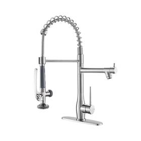 Gm192-33n Gimili Kitchen Faucet With Pull Down Sprayer Single Handle High Pressure Brus