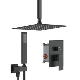Hdbtcm-12mb Giving Tree Single Handle 2-spray Patterns 12 Inch Ceiling Mount Shower Faucet 2.0 Gpm With