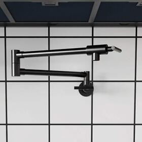 Dtu8046hdmb01 Giving Tree Wall Mount Pot Filler Faucet Spot Resistant Brass Matte Black