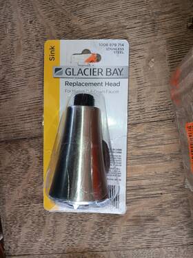 1006879714 Glacier Bay Market Single-handle Pull-down Spray Head In Stainless Steel