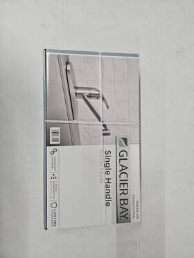 1008018400 Glacier Bay Single Handle Kitchen Faucet Stainless Steel New