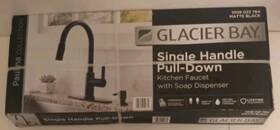 1008022764 Glacier Bay Sink Paulina Matte Black Single Handle Pull Down Sealed