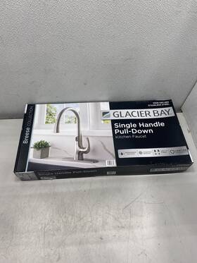 Faucet-1009093892 Glacier Bay 1009093892 Single Handle Touchless Pull Down Kitchen