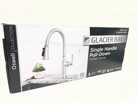 1009514223 Glacier Bay Oswell 1 Handle Pull-down Sprayer Faucet Stainless Missing Clip