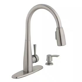 Glacier Bay 313049258265 900 Series Single-handle Pull-down Sprayer Kitchen Faucet With Soap Dispenser In