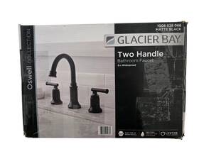 1008 Glacier Bay 925699959603 Oswell 8 Inch Widespread High-arc Bathroom Faucet Matte Black Open Box
