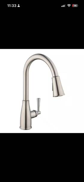 Glacier Bay 925699963273 Fairhurst Pull-down Sprayer Kitchen Faucet Stainless Steel