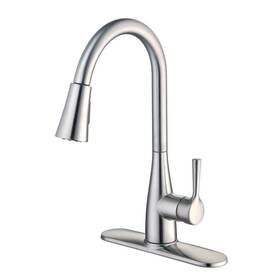 Glacier Bay 925699963303 Sadira 1-handle Pull-down Sprayer Kitchen Faucet Stainless Steel