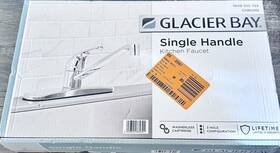 Hd67103w-0601 Glacier Bay 938529884301 Standard Single Handle Kitchen Faucet Chrome